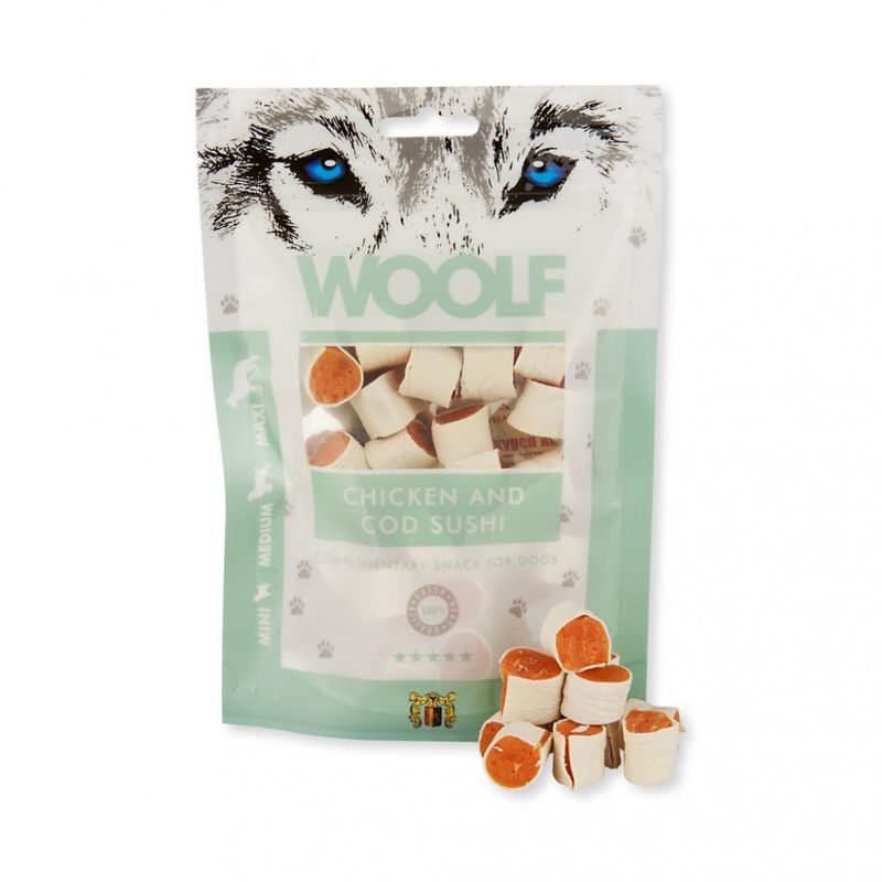Woolf - chicken and cod sushi 100g