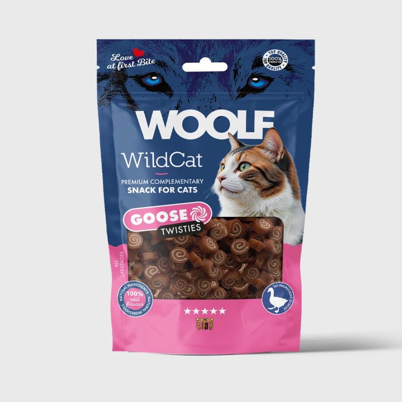Woolf Wildcat Goose Twisties 50g