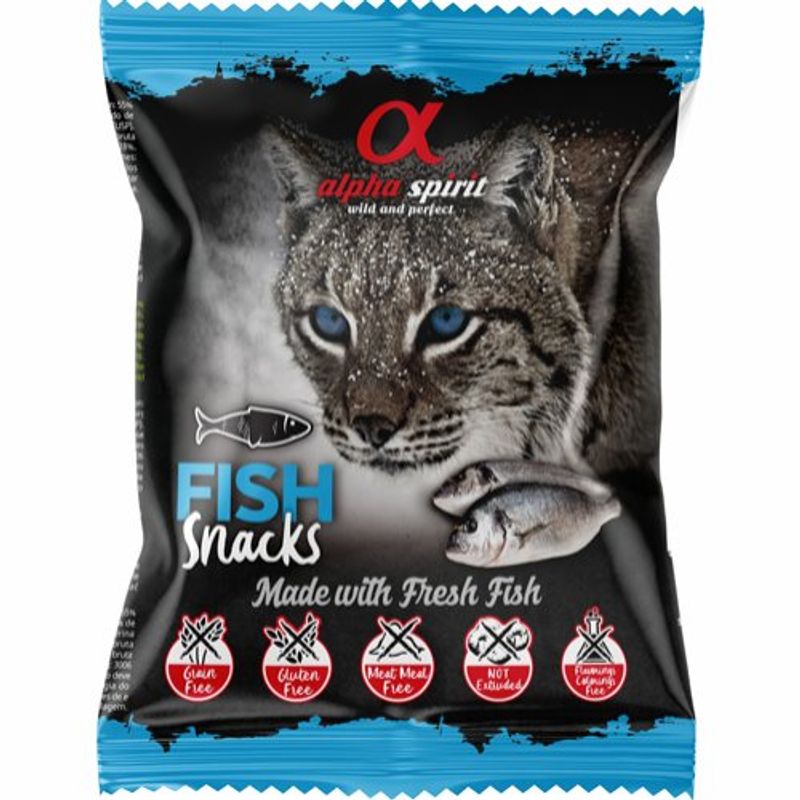 AlphaSpirit CAT Fish Snack 50g 