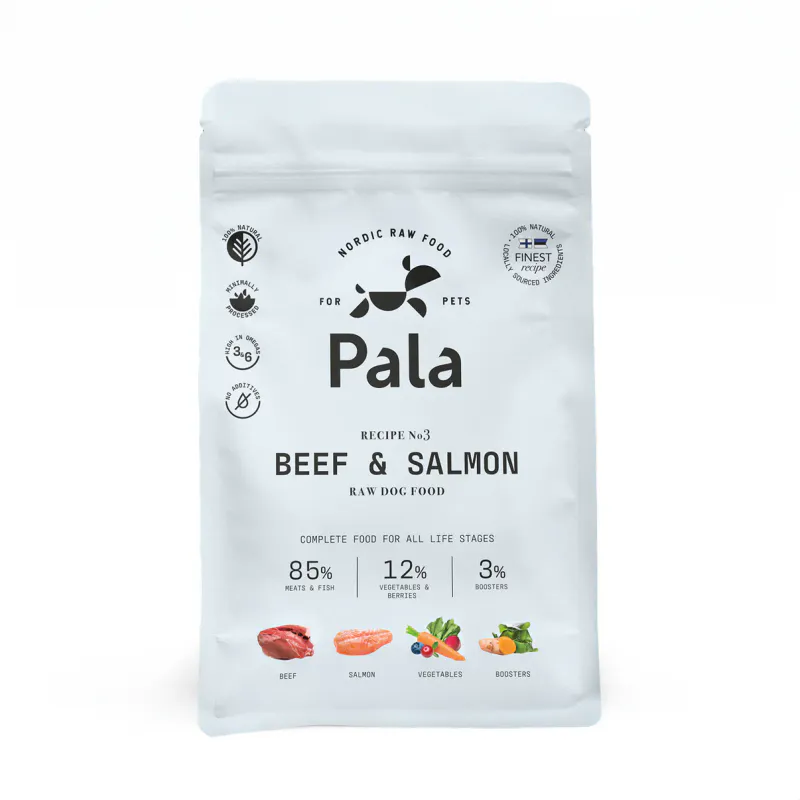 Pala Recipe #3 - Beef & salmon - 1kg