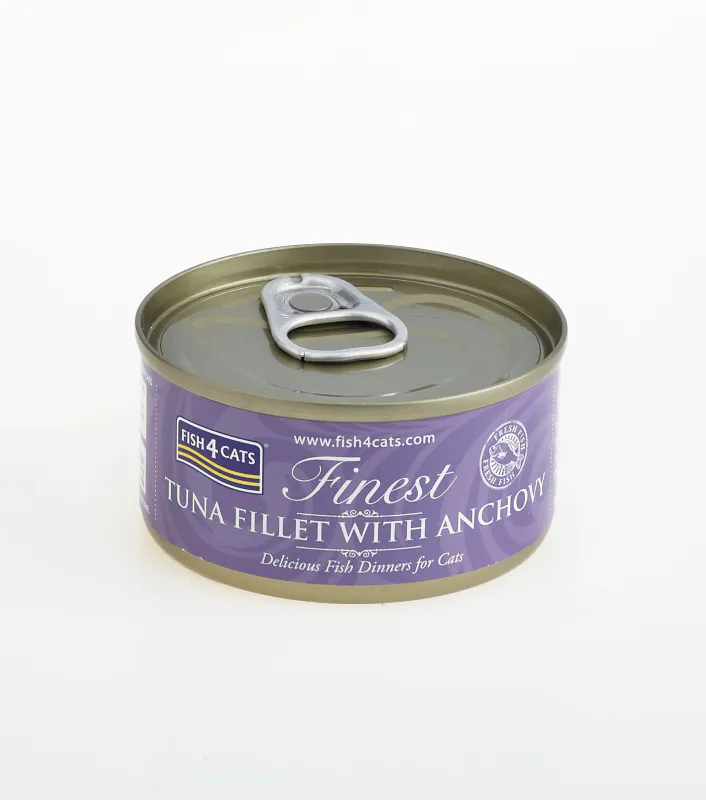 Fish4Cats Wet Tuna Anchovy 70g