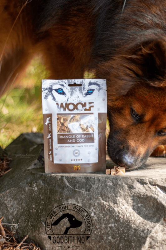 Woolf - triangle of rabbit and cod 100g