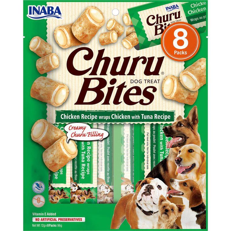 Churu Dog Bites Chicken with Tuna 8pk