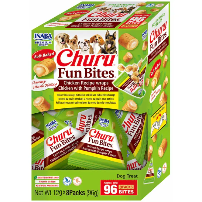 Hovedbilde Churu Dog Fun Bites Chicken with Pumpkin
