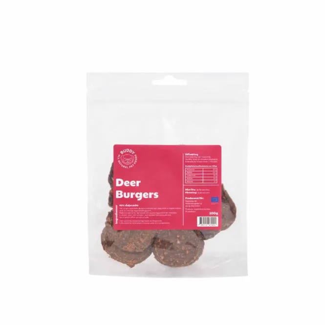 Hovedbilde Buddy Meaty Burgers Venison 100g