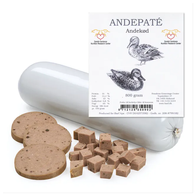 Hovedbilde Barf - Andepate 800g