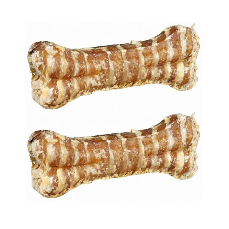 2 stk tyggebein av oksestrupe (10cm, 35g)
