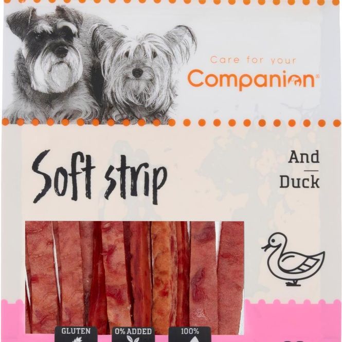 Hovedbilde Companion Soft Strips Duck 80g
